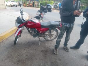 Choca motociclista