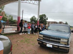 carecen de transporte escolar estudiantes de Pinos Altos