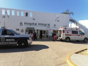 Trabajador lesionado fue valorado en el Hospital de Canatlán