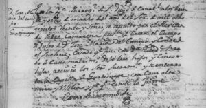 Documento del Canatlán antiguo