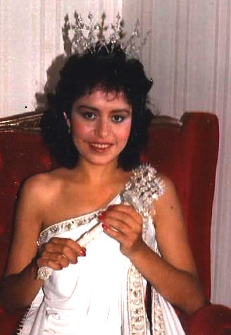 Lorena Vázquez Quiñones, Reina de la XXXIV Feria de la Manzana, año 1983.