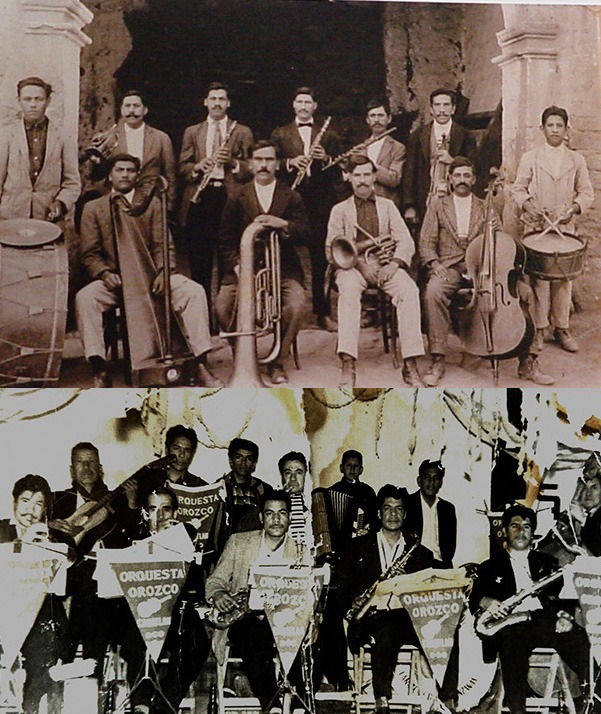 Orquestas del recuerdo en Canatlán. ¡¡¡ Felicidades a los músicos y a las Cecilia este día!!!